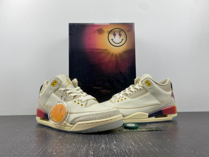 Jordan 3 Retro SP J Balvin Medellín Sunset Shoes FN0344-901