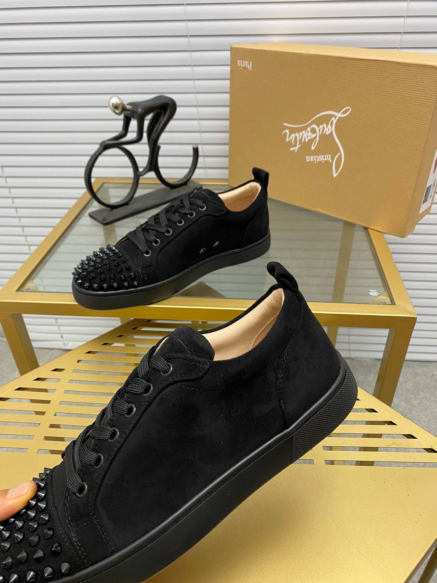 Ch**an louboutin l0*is junior spikes